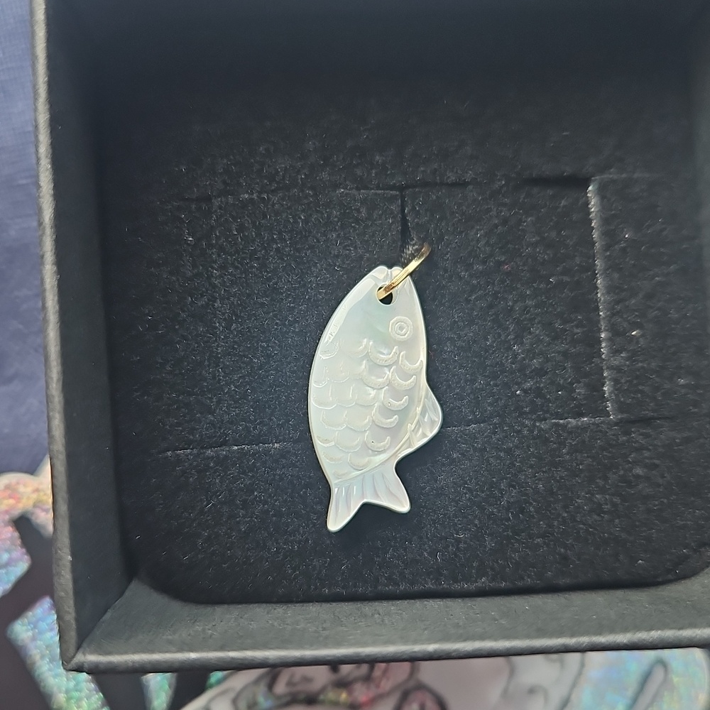 Catbird Seattle Exclusive Fish Charm & Tote - Picture 3 of 6